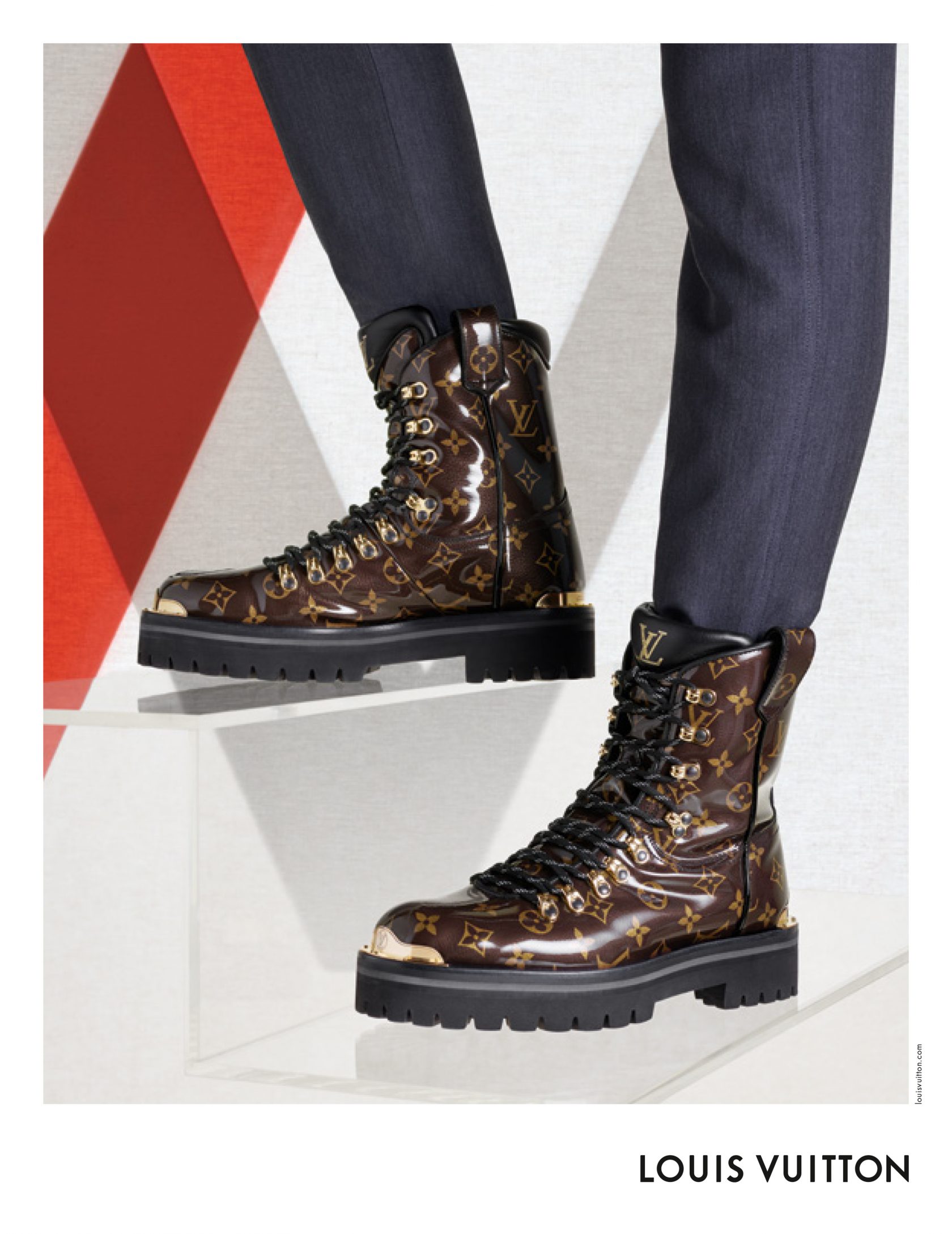 Louis Vuitton Men's Outland Ankle Boots Limited Edition Monogram